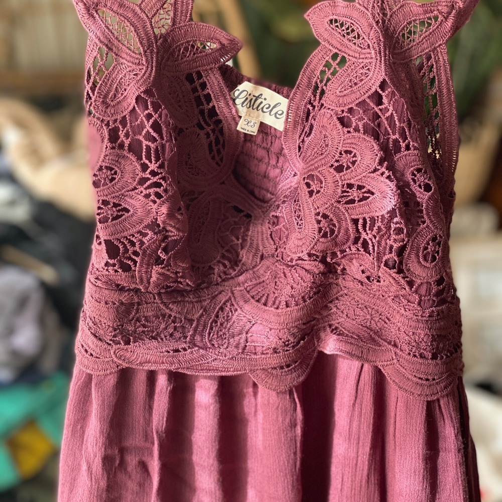 Vici listicle short dress